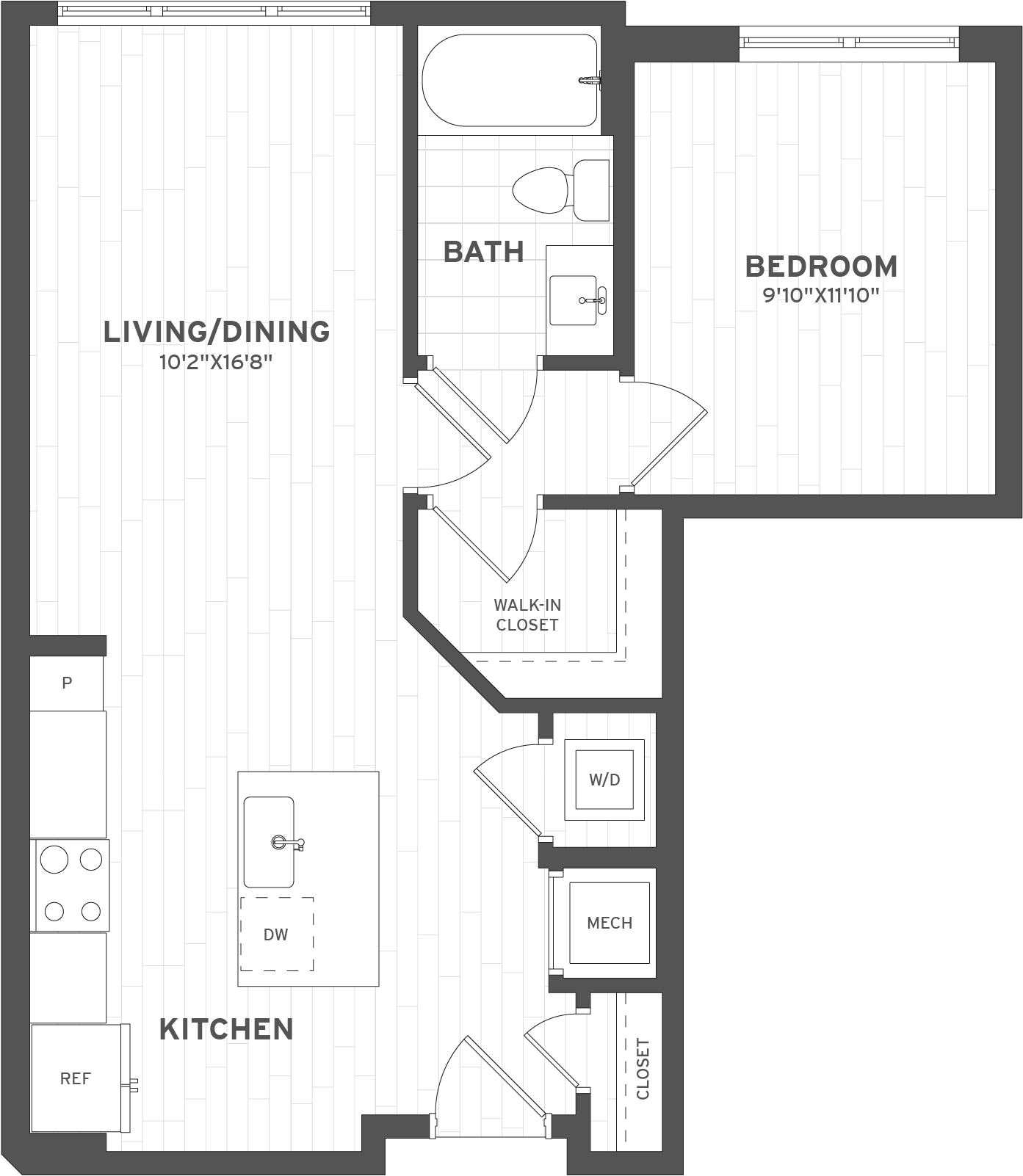 Floor Plan Image of Apartment Apt 06-0203